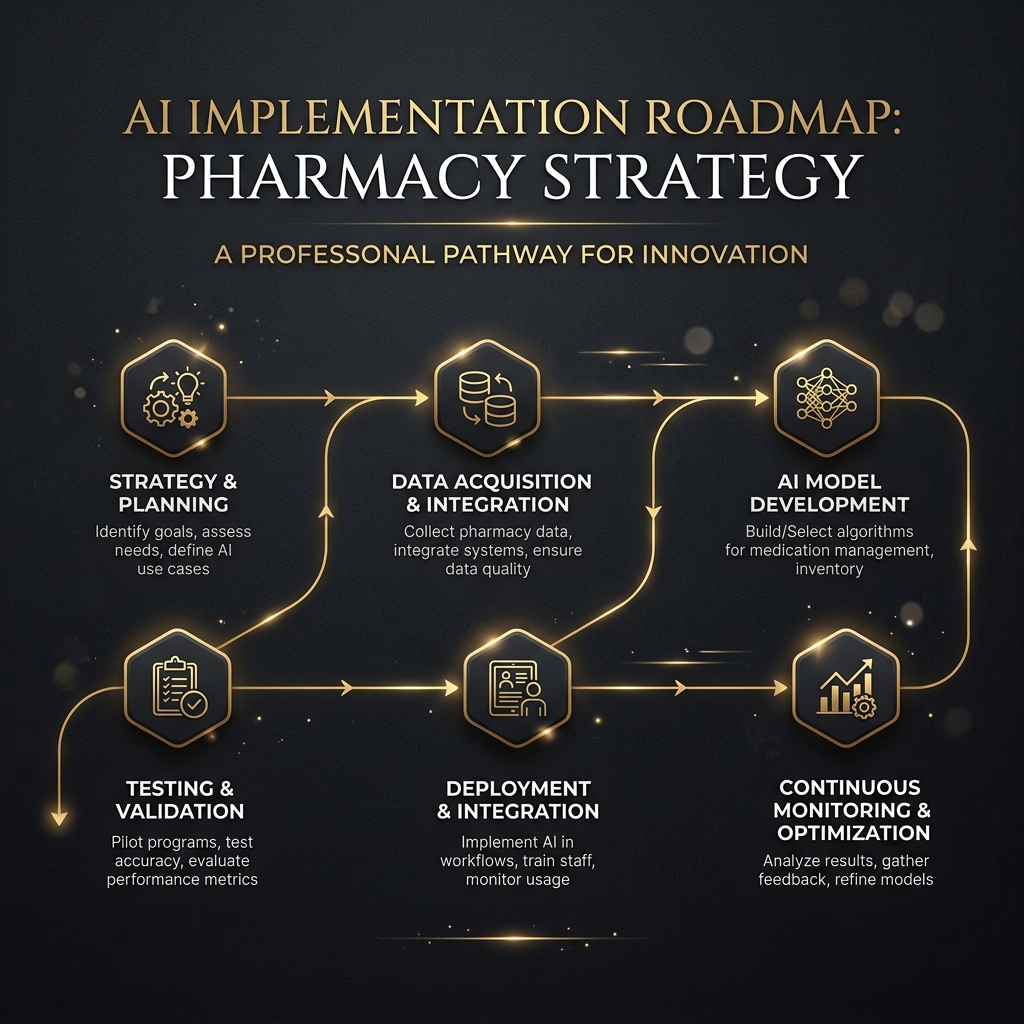 Hoja de ruta para implementar IA en tu farmacia sin morir en el intento
