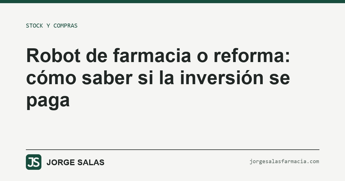 Inversión en Tecnología: ¿Tu Robot se Paga o Solo Decora?