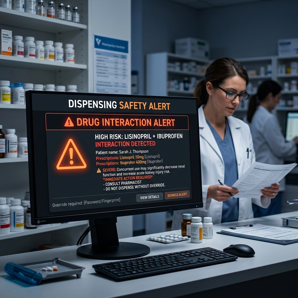 Alertas tempranas de interacciones medicamentosas y contraindicaciones